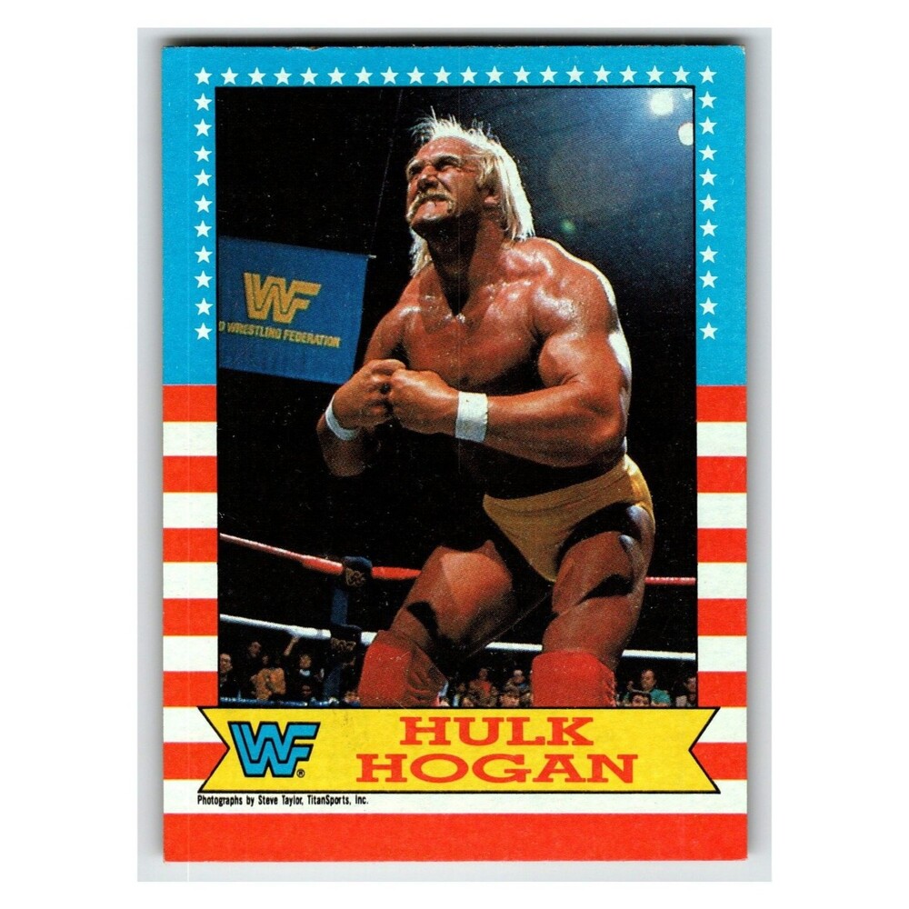 Hulk Hogan 1987 WWF Wrestling Stars Topps Wrestling #3